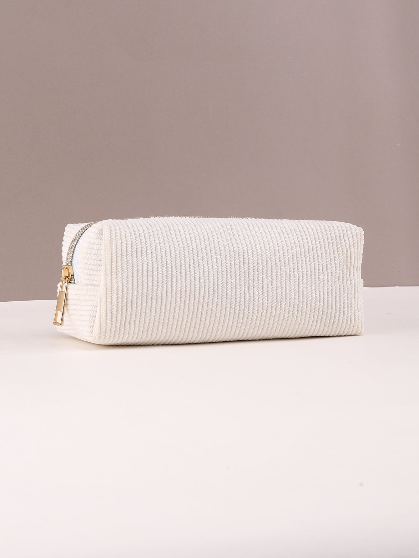 Spacious Solid Color Large Capacity Pencil Case and Stationery Organizer