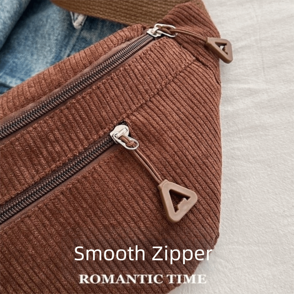 Urban Guard Corduroy Crossbody Bag with Anti Theft Design for Women, back to school backpack Everyday Sling