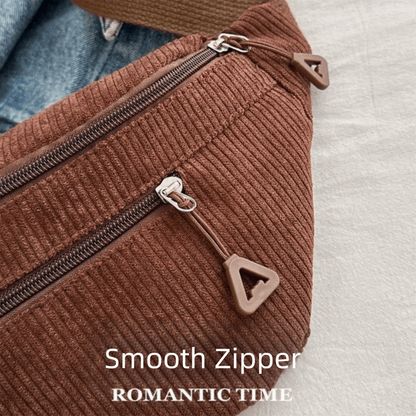 Urban Guard Corduroy Crossbody Bag with Anti Theft Design for Women, back to school backpack Everyday Sling