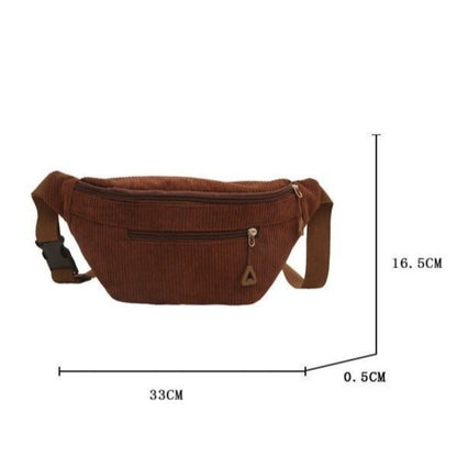 Urban Guard Corduroy Crossbody Bag with Anti Theft Design for Women, back to school backpack Everyday Sling