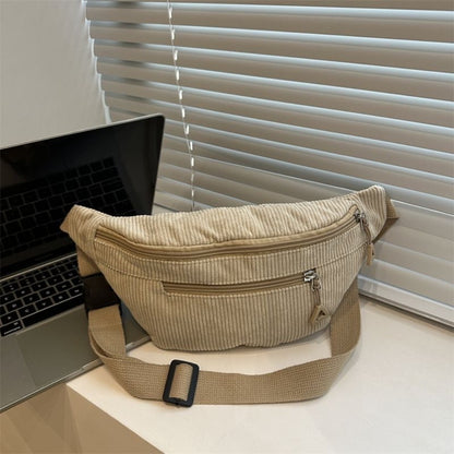 Urban Guard Corduroy Crossbody Bag with Anti Theft Design for Women, back to school backpack Everyday Sling