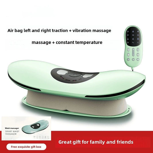 LumbarEase Electric Lumbar Traction Device with Heat and Inflatable Back Stretcher