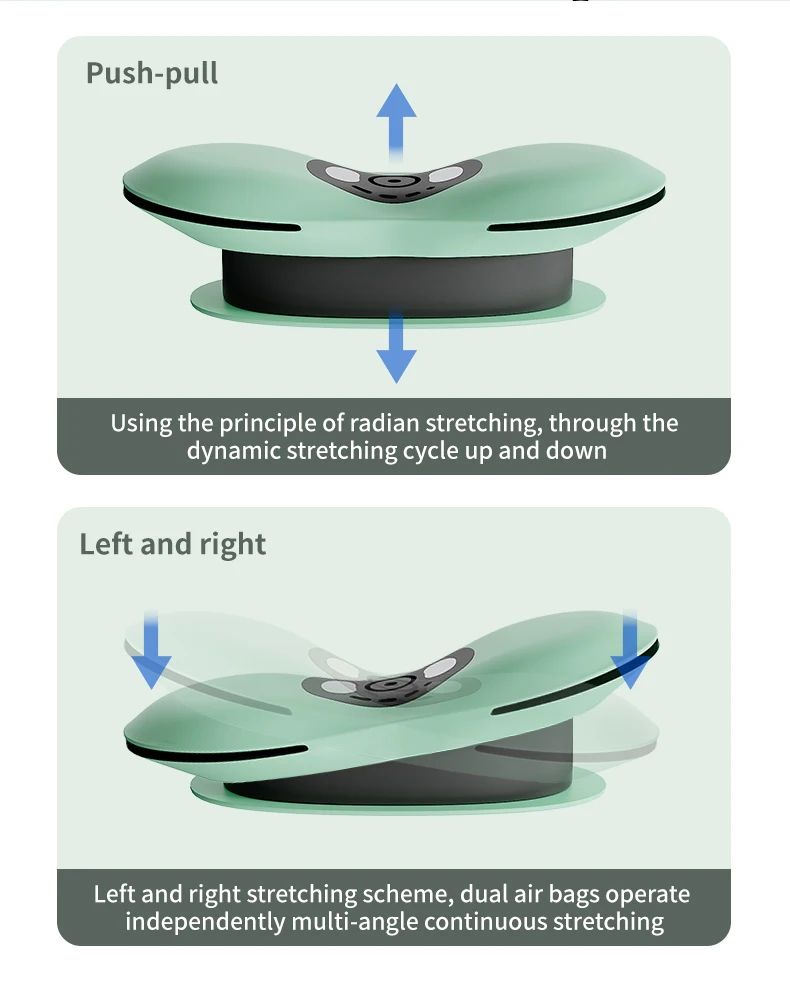 LumbarEase Electric Lumbar Traction Device with Heat and Inflatable Back Stretcher