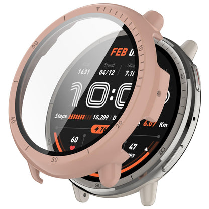 Amazfit Active 2 A2437 PC Watch Case with Tempered Glass Screen Protector Full Coverage
