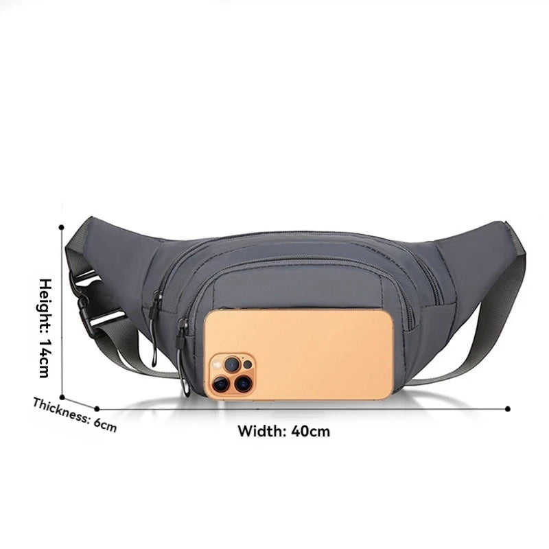 Ultra Thin Invisible Waist Bag for Men Lightweight Running Fanny Pack
