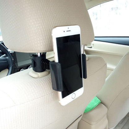 Universal Car Headrest Tablet Holder Rotating Car Tablet Mount for iPad and Phones