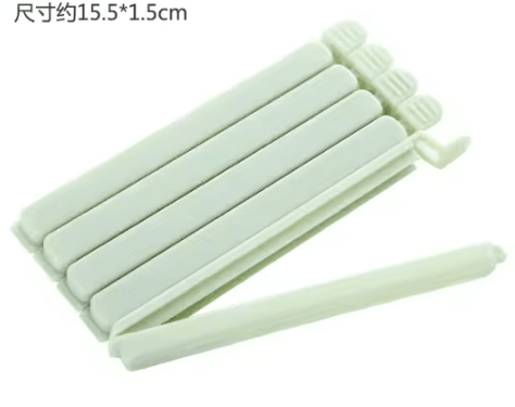 10-Piece Reusable Food Bag Sealing Clips for Kitchen Storage