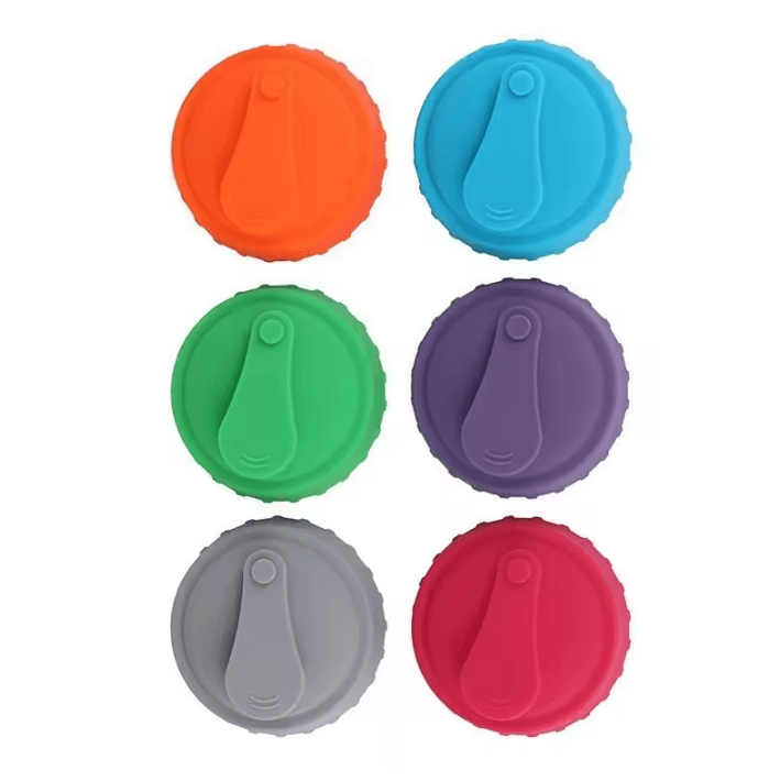 Reusable Silicone Soda Can Lid Set for Standard Beverage Cans
