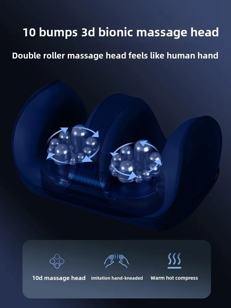 3D Shiatsu Foot and Calf Massager with Heat for Deep Kneading Relief