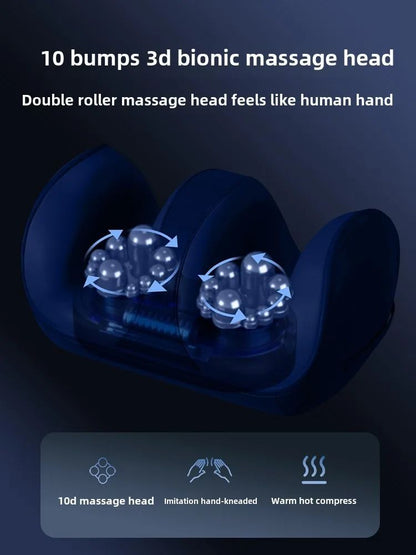 3D Shiatsu Foot and Calf Massager with Heat for Deep Kneading Relief