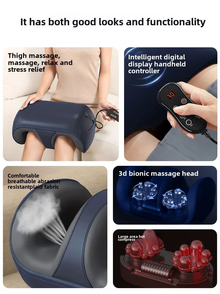 3D Shiatsu Foot and Calf Massager with Heat for Deep Kneading Relief