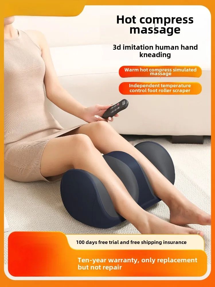 3D Shiatsu Foot and Calf Massager with Heat for Deep Kneading Relief