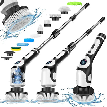 TINSOL Electric Cleaning Brush Rechargeable Spin Scrubber for Kitchen & Bathroom Cleaning
