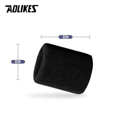 AOLIKES Absorbent Sports Wrist Sweatband for Training