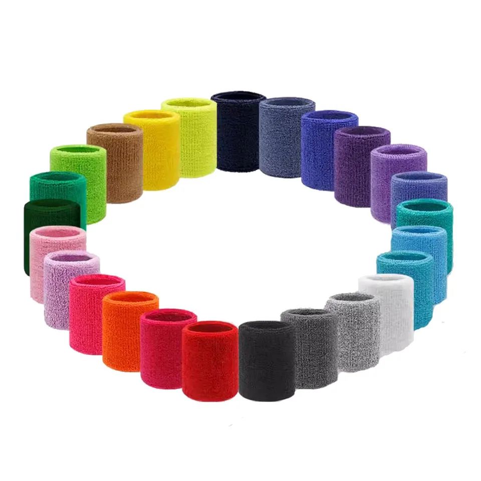 AOLIKES Absorbent Sports Wrist Sweatband for Training