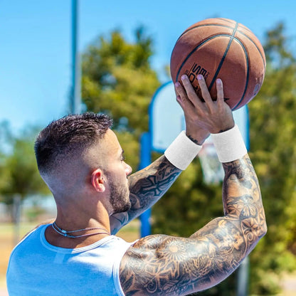 AOLIKES Absorbent Sports Wrist Sweatband for Training