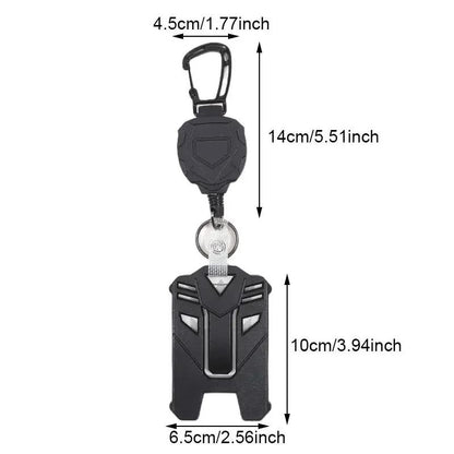 Retractable Heavy-Duty ID Card Holder Set