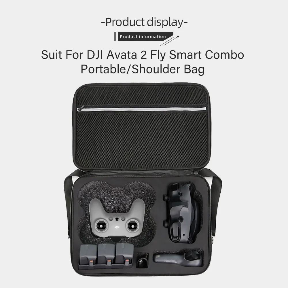 Shoulder Carrying Case Storage Bag for DJI Avata 2 Drone Accessories