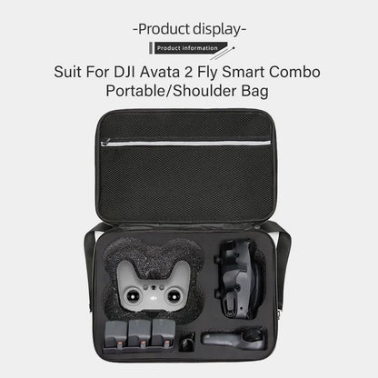 Shoulder Carrying Case Storage Bag for DJI Avata 2 Drone Accessories