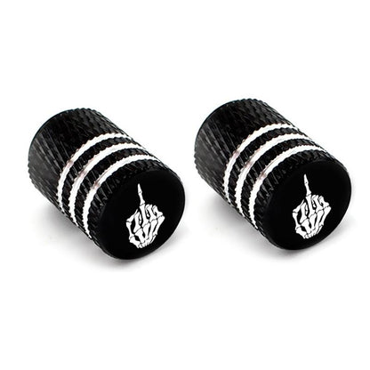 Skull Tire Valve Caps Copper Universal Car Tire Valve Stem Caps 2 PCS