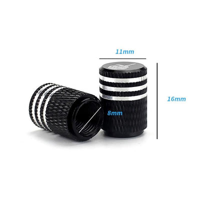 Skull Tire Valve Caps Copper Universal Car Tire Valve Stem Caps 2 PCS