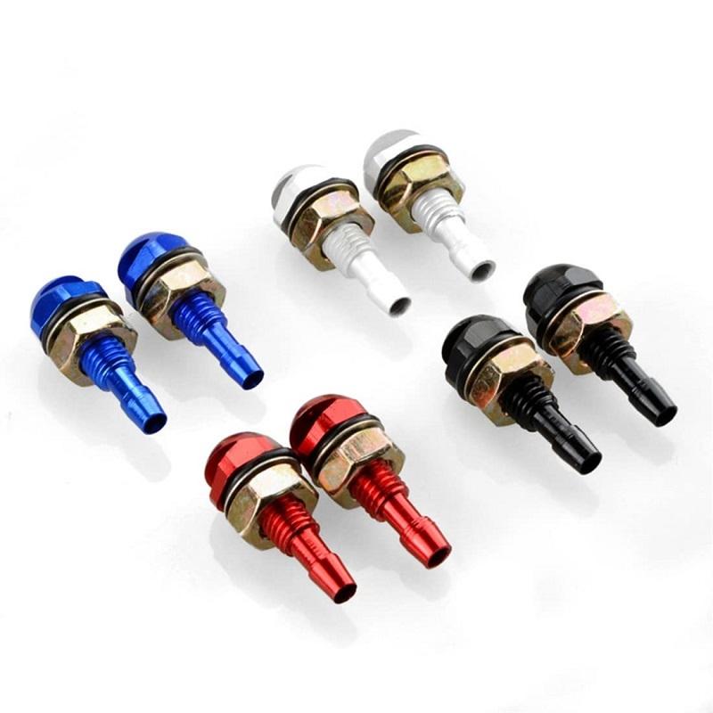Universal Windshield Washer Nozzle Aluminum Cap 2 Piece Car Washer Sprayer Replacement Kit