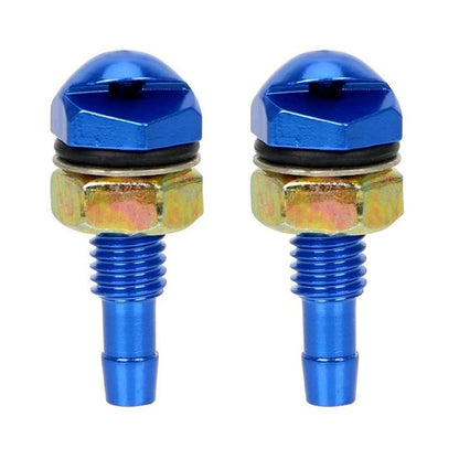 Universal Windshield Washer Nozzle Aluminum Cap 2 Piece Car Washer Sprayer Replacement Kit