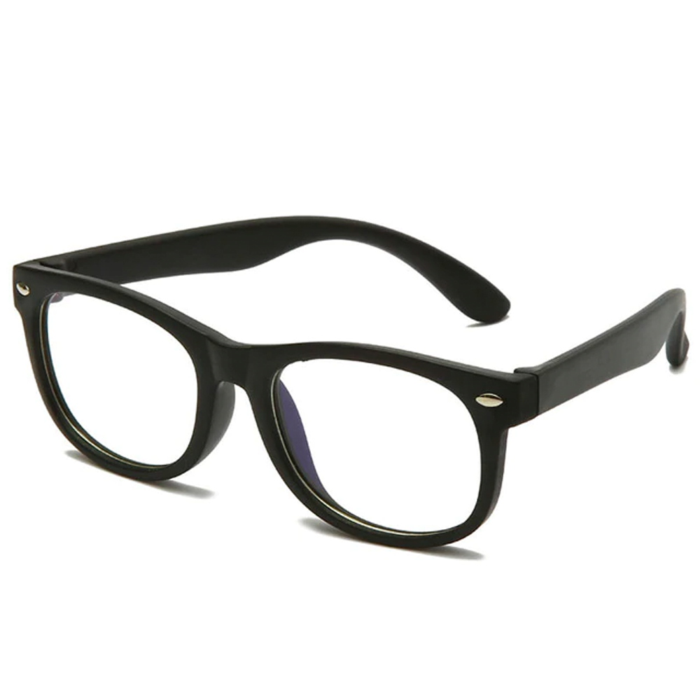 Silicone Flexible Square Blue Light Blocking Kids Glasses – Perfect Gift for Children