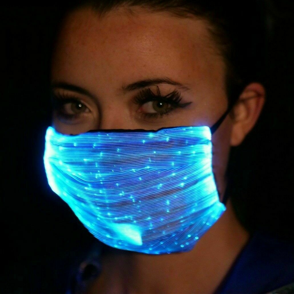 LED Color Changing Face Mask – Rechargeable Glow Mask, Perfect Party & Unique Gift Idea
