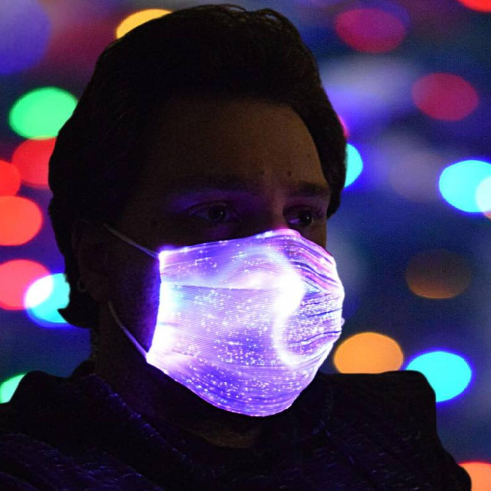LED Color Changing Face Mask – Rechargeable Glow Mask, Perfect Party & Unique Gift Idea