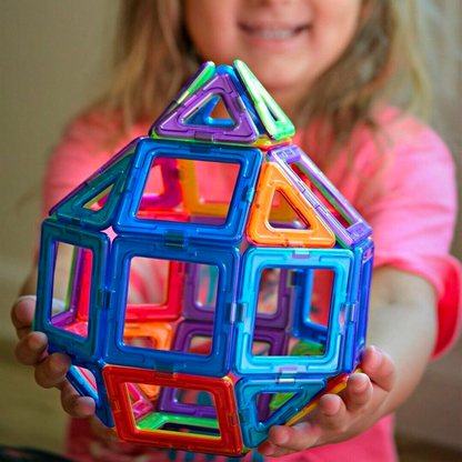 Magnetic Building Blocks for Kids – 111-Piece STEM Toy Set