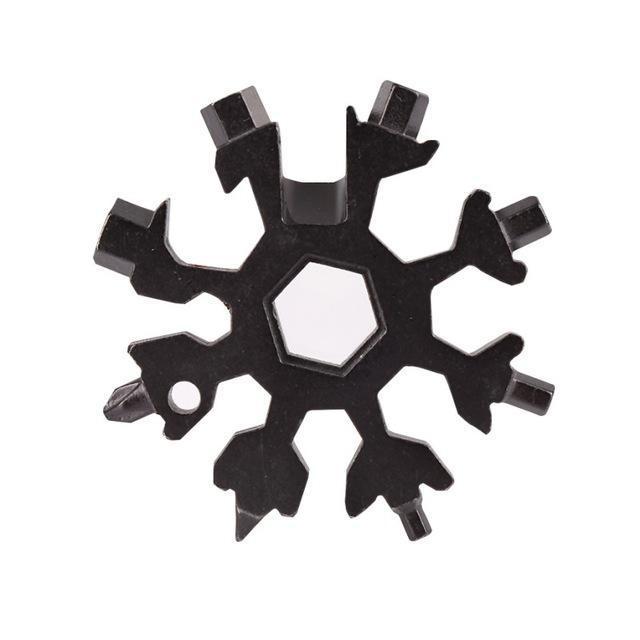 Best 18-in-1 Snowflake Multi-Tool Keychain – Ultimate Pocket Wrench