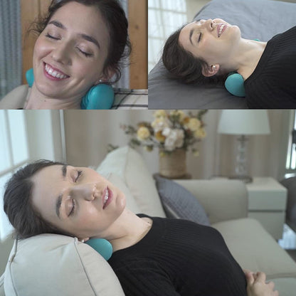 Portable Gravity Acupressure Massage Pillow – Perfect Gift for Neck & Shoulder Relief