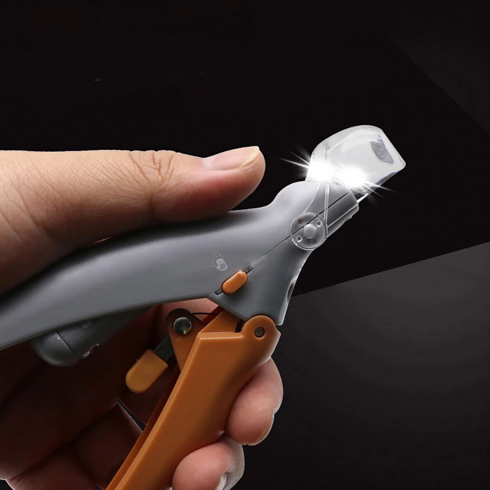 LED Pet Nail Clipper with Magnifier – Best Lighted Dog & Cat Clippers
