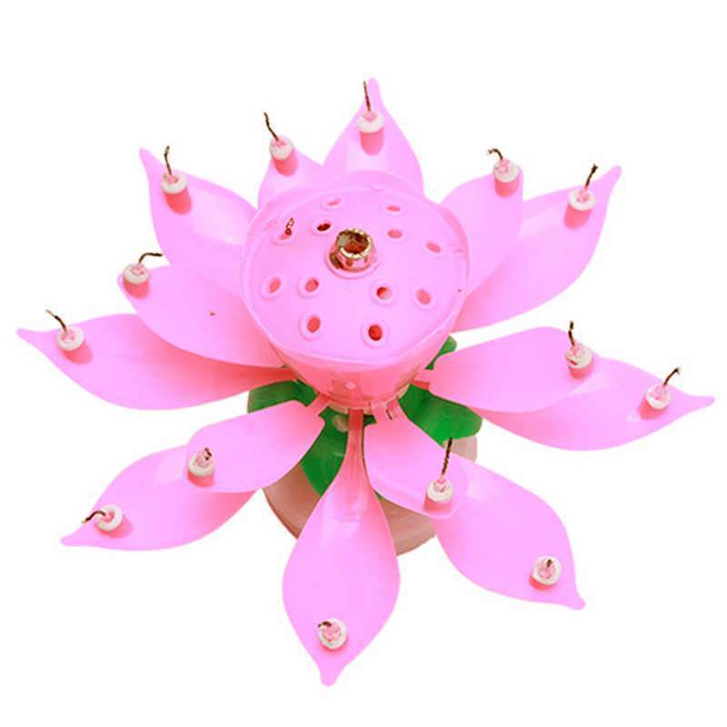 Blooming Musical Flower Birthday Candle - Magic Lotus Candle