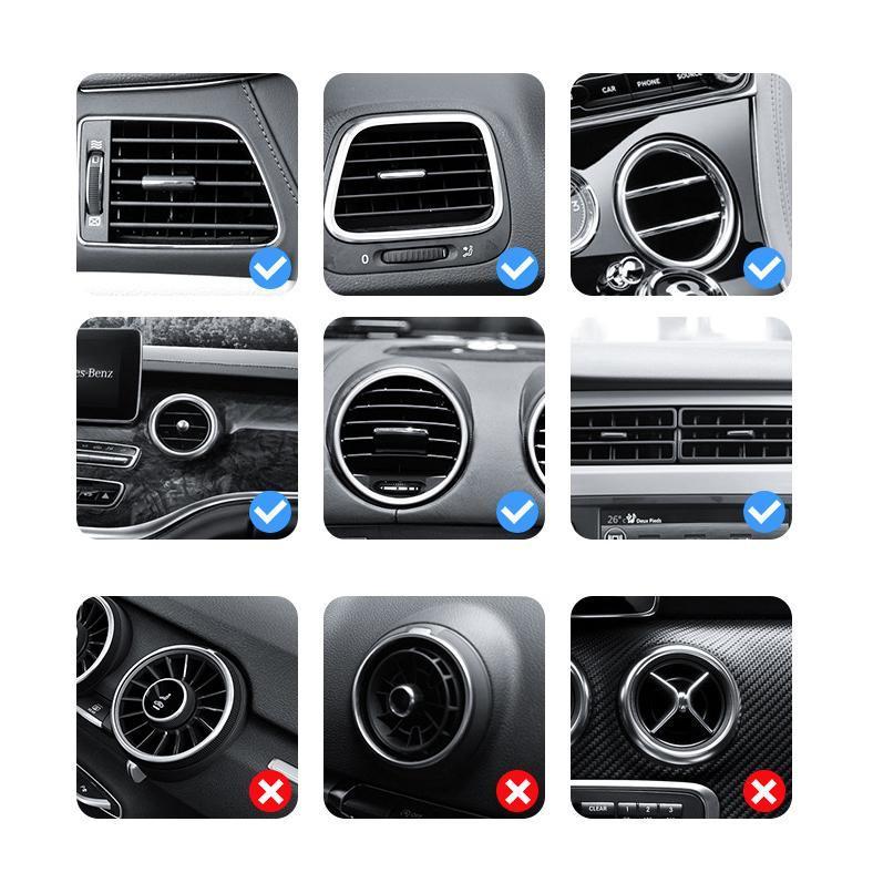 Gravity Car Phone Holder, Phone Mount Holder for Car Vent, Gravity Phone Mount for Secure Car Use