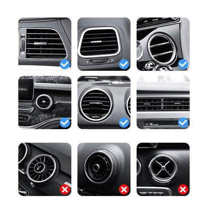 Gravity Car Phone Holder, Phone Mount Holder for Car Vent, Gravity Phone Mount for Secure Car Use