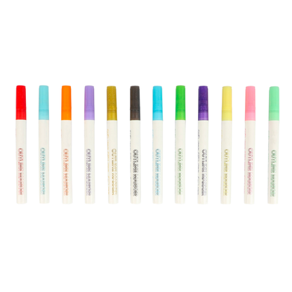 Self Outline Metallic Markers - Double Line Pens Set of 8