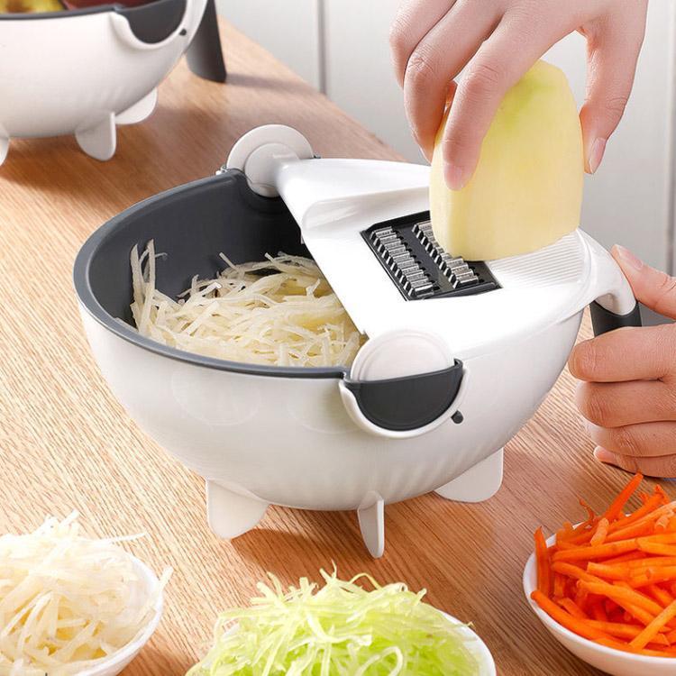Smart Chopping and Strainer Bowl - Multi-Functional Kitchen Chopper | Perfect Gift for Cooks
