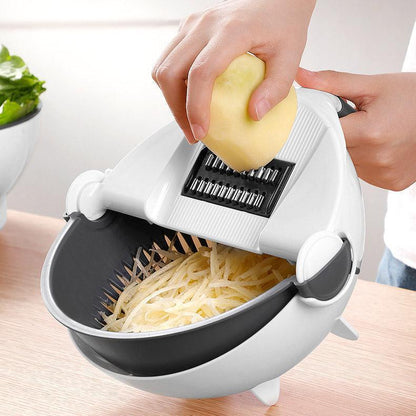 Smart Chopping and Strainer Bowl - Multi-Functional Kitchen Chopper | Perfect Gift for Cooks