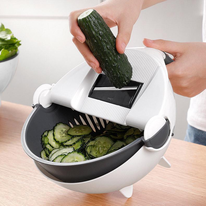 Smart Chopping and Strainer Bowl - Multi-Functional Kitchen Chopper | Perfect Gift for Cooks