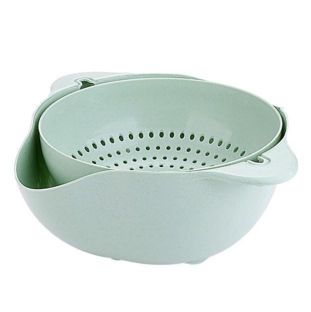 360 Colander Bowl - Double Layer Strainer & Drainer | Perfect Kitchen Gift