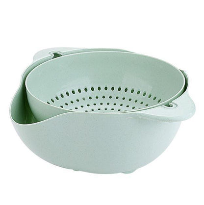 360 Colander Bowl - Double Layer Strainer & Drainer | Perfect Kitchen Gift