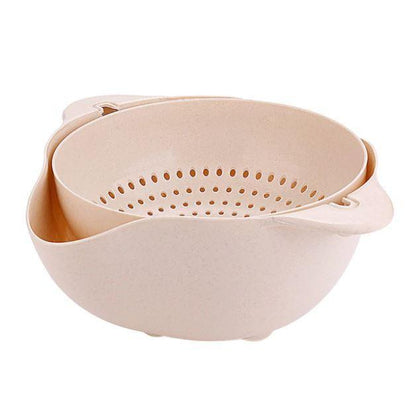 360 Colander Bowl - Double Layer Strainer & Drainer | Perfect Kitchen Gift